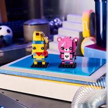 Lego 40760 Pink Bear And Banana Man Fortnite Square Head Children's Day Building Block Toy - Multicolor - View 4