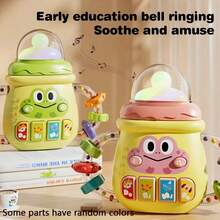 Interactive Singing & Light-Up Baby Bottle Toy - Chewable Teether For Newborn, Musical Bottle Gift Toy For Baby(Accessories Color Random) - Multicolor - View 10