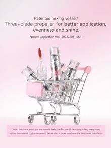 FLORTTE فلوريت هيلو بيوتي لاكر الشفاه، لمعان وترطيب لطلاء الشفاه