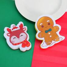 5/10/15 pièces d'éponges de nettoyage thème Noël, épaisses et durables, brosse à récurer pour casseroles, poêles, vaisselle