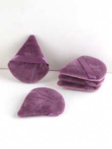 24个/15个/8个/5个三角形化妆海绵，柔软粉扑，适用于散粉、定妆粉、身体粉，化妆海绵套装，美妆工具 - 紫羅蘭色 - 查看 5