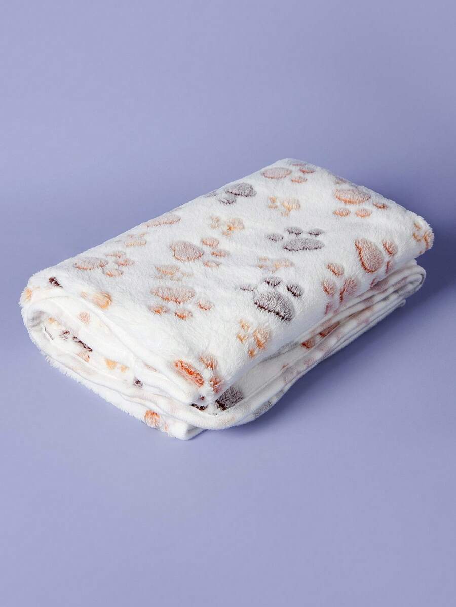 1 hoặc 3 chiếc chăn lông cừu siêu mềm cho mèo/chó có họa tiết bàn chân dễ thương, thảm lót giường cho thú cưng bằng vải nỉ có thể giặt bằng máy, nhiều màu sắc và kích cỡ, phù hợp cho thú cưng cỡ nhỏ/trung bình