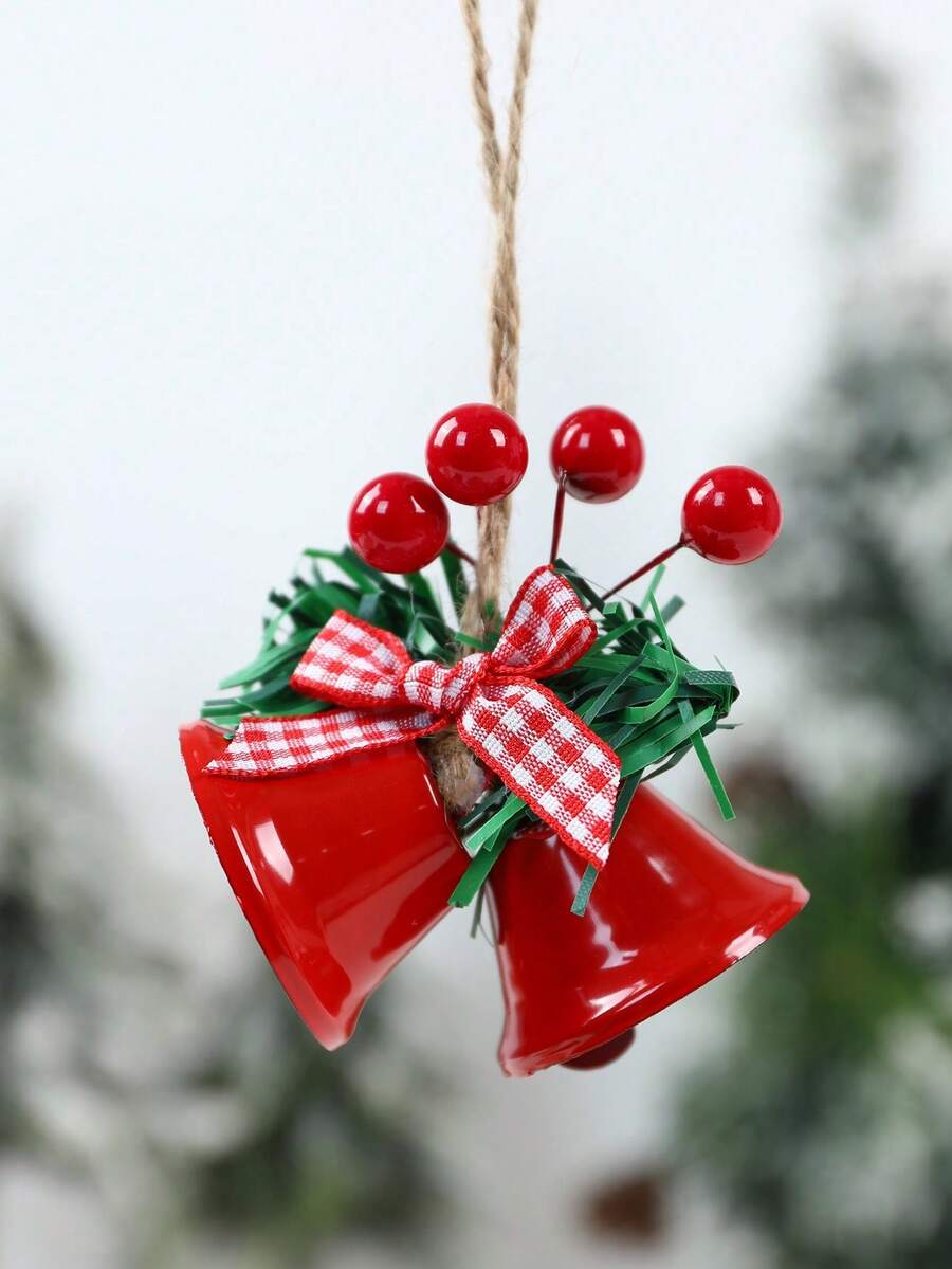1Pc Christmas Bell Pendant,Christmas Tree Decoration,Merry Christmas Hanging Decorations,Fire Place Decor,Christmas Decorations,Christmas Jingle Bell Hanging Pendant,Xmas Decor,Christmas Favor