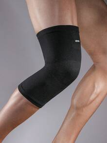 VBOSI 1 pieza Manguito elástico de compresión para la rodilla para mujer y hombre, accesorios para baloncesto, ciclismo, correr, gimnasio, rodilleras deportivas y rodilleras de gimnasio - Negro - Ver 6