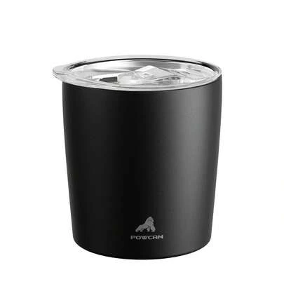 Taza de viaje para café con leche a prueba de derrames, 8 oz, aislada con tapa, de acero inoxidable con doble pared, para bebidas frías y calientes.