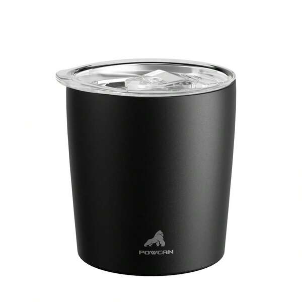 Taza de viaje para café con leche a prueba de derrames, 8 oz, aislada con tapa, de acero inoxidable con doble pared, para bebidas frías y calientes.