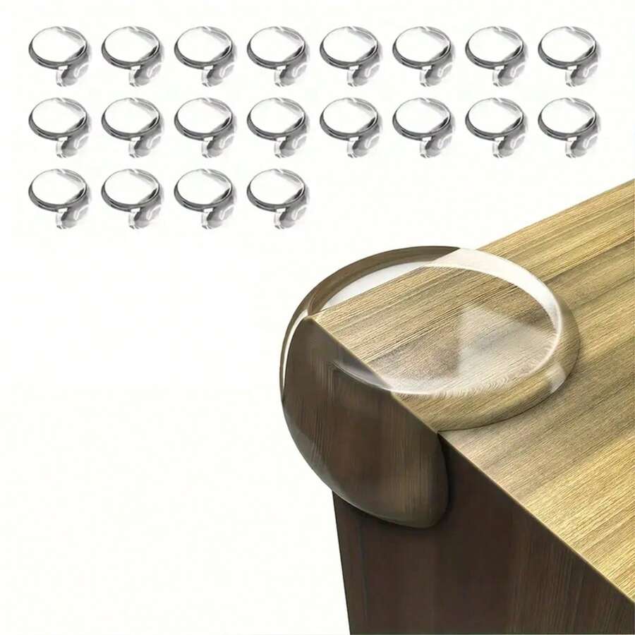 8pcs Kids Safety Corner Guards - Silicone Edge Bumpers, Furniture Protectors, Fit For Tables, Chairs, Beds - Transparent Design, Christmas, Halloween, Thanksgiving Gifts, Injury Prevention, Seamless Integration, Durable