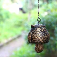 Japanese Traditional Lucky Small Wind Chimes For Outside, Iwachu Cast Iron Bless Temple Wind Bell Memorial And Sympathy Leaf Wind Chimes Indoor Garden Bell, Patio, Balcony (Leaf) - Animal Styles - View 7