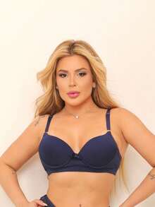 Kit With 4 Bras With Basic Smooth Cup Adjustable Strap Delicate Lingerie Bra Direct From The Factory Comfortable Women Wholesale Zilook Lingerie Pura Sedução - 彩色 - 查看 2