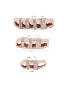 4 piezas/2 piezas/1 pieza Separadores de dedos de los pies para dedos superpuestos - Tela de terciopelo cómoda, ideal para uso nocturno y en el hogar - Regalo perfecto para el Día de la Madre