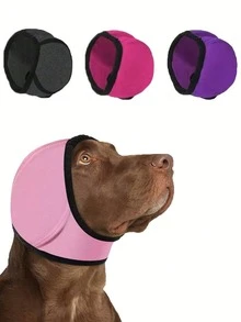 1pc Pet Noise-Proof Ear Muffs | Outdoor Dog Ear Covers Fit All Breeds - Suitable For Poodle, Golden Retriever And Shiba Inu | Anxiety Relief Swimming Gear And Storm/Fireworks Season Adventure Ear Protector | Warm Ear Muffs For Autumn/Winter - Multicolor - View 10