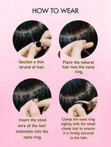 50 Peças Extensões de Cabelo Humano com Anéis Nano, 0,7g/Fio, Micro Links Loiros Retos Pré-Colados, Aplique de Cabelo Feminino, Material de Cabelo Natural, Fácil de Instalar, Acessórios de Cabelo, Extensões de Cabelo Humano com Luzes, Essenciais para Feriados, Festivais, Halloween, Natal, Escola, Festa, Casamento, Uso Diário, para Todas as Pessoas e Mulheres, Noiva