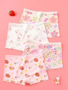 Paquetes de 4 piezas calzoncillas para niñas - Multicolor - Ver 1