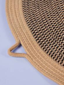 PETSIN 1 件不掉毛绳编织猫抓板，适合猫抓挠和休息，可作为改善氛围的家居宠物礼物 - 彩色 - 查看 6