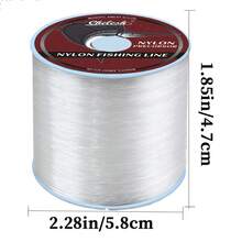 chelesh Línea de pesca monofilamento de nailon Chelesh de 100 m, alta resistencia, buen rendimiento de corte en el agua, múltiples resistencias disponibles, adecuada para pesca de mar, pesca de agua dulce, pesca de carpas, regalo de pesca, manualidades de joyería