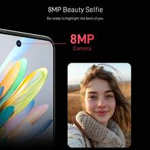 ZTE,Smartphone,Blade A75 Ice Blue Basalt Black,Unlocked,Android 13,(4GB RAM+10GB Fusion)+256GB ROM,5000mAh Battery,22.5W Charge,Dual SIM 4G,4G LTE,Global Version - Black - View 8