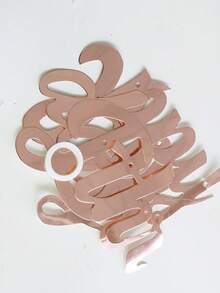 1 件/2 件海军蓝、1 件金色、1 件玫瑰金“生日快乐”纸拉旗，生日派对装饰增添节日气氛，镜面装饰三角旗横幅