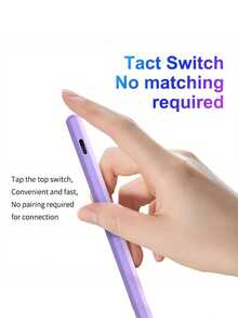 GICOOK 通用电容式触控笔、手写笔适用于 Android、IOS、Windows 平板电脑、iPad、手机 - 书写、绘画（粉色/蓝色/紫色） - 彩色 - 查看 8