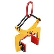 YUNRUX Curbstone Tongs 6-24cm 325kg Stone Carrier Lifting Tongs Stone Tongs Lifter - Yellow - View 7