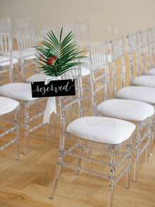 Wedding Reserved Cards, Reserved Cards, Wedding Reserved Cards, Wedding Reserved Cards, Reserved Chair Cards, Reserved Table Cards, Wedding Chair Card Decorations, Acrylic Wedding Cards, Reserved Cards, Wedding Cards, Wedding Signs, Wedding Reserved Cards, Wedding Decorations, Wedding Reserved Cards - Multicolor - View 5