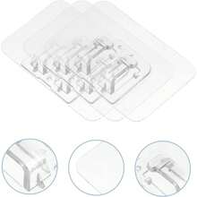 20pcs Outdoor String Light Installation Kit - Bathroom Hooks, Adhesive Strips, Wall Mounts, Shelves, Shoe Racks, Damage-Free Sticky Pads