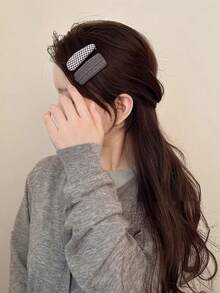 2 件套可爱简约冬季针织发夹，适合女性、女孩、学生，韩版时尚卡哇伊发夹，刘海发卡，发饰，头饰，发卡，拍照造型工具，发夹，秋季，旅行，女性，美发工具，小物件，礼物，旅行，圣诞礼物，女士圣诞礼物 - 彩色 - 查看 11