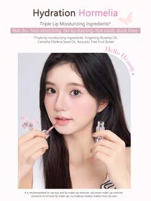 FLORTTE فلوريت هيلو بيوتي لاكر الشفاه، لمعان وترطيب لطلاء الشفاه