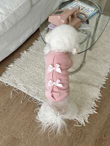 Hundesweater für kleine und mittlere Hunde, warmes Haustier T-Shirt, Hundemode, Katzen-Welpen-Outfit, Hundesweater für Teddy, Chihuahua, Schnauzer, weicher Hundesweater mit warmem Haustier T-Shirt für kleine und mittlere Hunde, Katzen-Welpen-Outfit, Katzenbekleidung, Chihuahua, Teddy, Hunde T-Shirts und Tanktops - süße einfarbige Welpen-Kleidung für kleine und mittlere Hunde, perfekt für Frühling und Winter