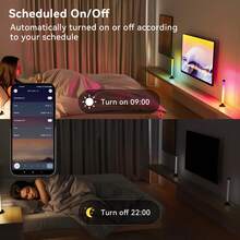 2 Pieces / 1 Set Of RGB Light Strips, Intelligent LED Room Light Strips, 8 Scene Modes And 16 Million Colors, Adjustable For Three Control Methods, Dynamic Music Synchronization Mode, PC Game Lighting, USB Backlight - 2 Pieces / 1 Set - View 5