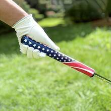 1pc Fun Golf Putting Stick With Poker Elements, 32 33 34 35 36 Inches, Hooded Golf Club - Improves Ball Speed And Accuracy, Detachable Weight.