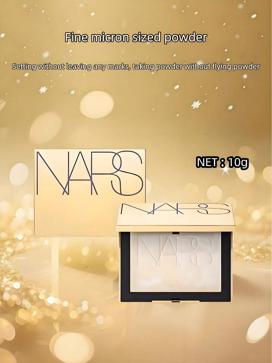 Nars Nars Limited Edition Pressed Powder Compact #Gold Dust, 10g, Natural Finish, Long-Lasting