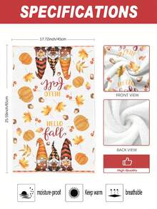 2 Stücke/12 Stücke, Drei-Zwerge-Design, Oversized, geeignet für Herbst/Winter/Frühling/Sommer/Halloween/Weihnachten/Thanksgiving/Valentinstag/Ostern, saisonale Heimdekoration, Feiertags-Heimdekoration, Küchentücher, Geschirrtücher, Küche, Camping, Campingausrüstung, Campingzubehör, Handtücher