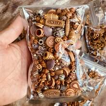 110g/30g Vintage-Inspired Mixed Acrylic Beads - Large Hole, Unique Shapes For Diy Jewelry Making & Braids Beads For Jewelry Making Glass Beads For Jewelry Making