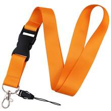 1pc Customized Text Work ID Lanyard, Personalized ID Badge Lanyard With Detachable Clasp, Customizable Neck Strap Keychain, Suitable For ID Card, Phone, Keys, New Year Charm,Hair Accesoriesfor Women - Multicolor - View 18