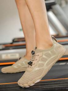 1 Pair Women's High-Performance Weightlifting Shoes, Hook And Loop Adjustable, Rubber Non-Slip Sole For Indoor Cross-Training, Breathable Design, Suitable For Gym Workouts, Squats, Yoga, Jumping Rope, Gymnastics, Running