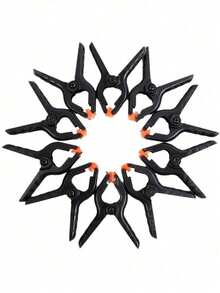 3Inches Large Heavy Duty Clamps, Woodworking Tools, Handheld Clips For Home Use, Spring Clamp, Powerful Clip For Fixing, Tools For Men - Black - View 4