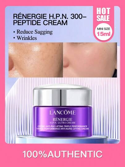 Lancôme RENERGIE H.P.N. ULTRA CREAM - 15ml Mini Size, Anti-Aging Face Cream for Sagging & Wrinkle Reduction(New Version)