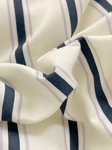 3件套100%涤纶北欧简约条纹印花羽绒被套,2个枕套+1个羽绒被套(不含床单),柔软亲肤,适合所有季节 - 彩色 - 查看 8