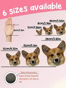 Nam châm tủ lạnh in ảnh thú cưng cá nhân hóa, trang trí tủ lạnh hình mặt mèo/chó theo yêu cầu, quà lưu niệm độc đáo, thiết kế chất lượng cao, trang trí nhà/bếp dễ thương và vui nhộn, món quà ý nghĩa dành cho người yêu thú cưng, gia đình và bạn bè, quà tặng thời trang cho dịp lễ, sinh nhật và tân gia. - Nhiều màu - Xem 2