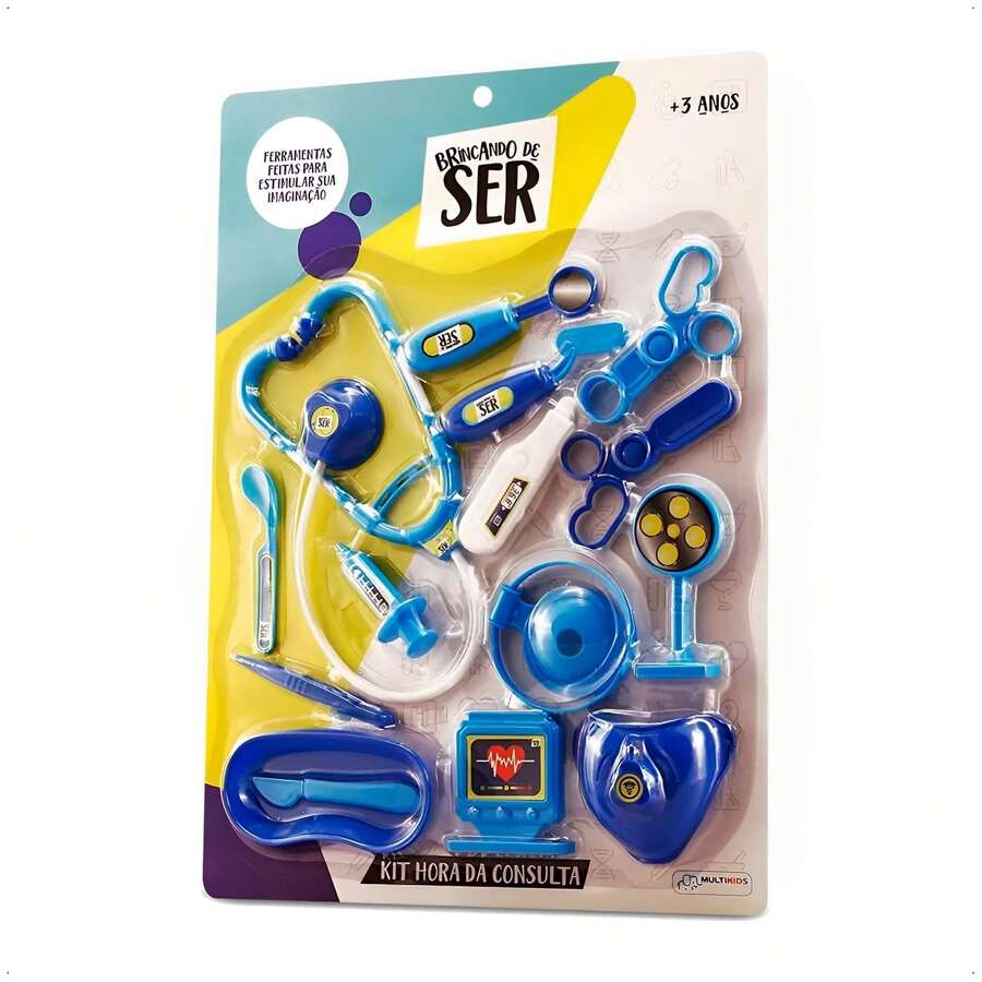 Multilaser Children's Medical Kit Pretending To Be Consultation Time Multikids - Nhiều màu - Xem 1