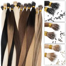 50 Peças Extensões de Cabelo Humano com Anéis Nano, 0,7g/Fio, Micro Links Loiros Retos Pré-Colados, Aplique de Cabelo Feminino, Material de Cabelo Natural, Fácil de Instalar, Acessórios de Cabelo, Extensões de Cabelo Humano com Luzes, Essenciais para Feriados, Festivais, Halloween, Natal, Escola, Festa, Casamento, Uso Diário, para Todas as Pessoas e Mulheres, Noiva