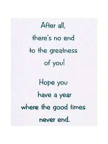 Belated Birthday Card I Know It's Late