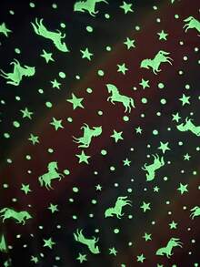 1pc Mermaid Starry Night Glow Sleeping Bag Flannel Glowing Blanket Rainbow Mermaid Soft Comfortable Plush Unicorn Sleep Sack