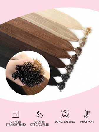 50pcs Nano Rings Human Hair Extensions, 0.7g/Strand, Prebonded Straight Blonde Micro Links, Women Hairpiece, Natural Hair Material, Easy To Install,Hair Accessories Hair Accessories Human Hair Extensions Highlights Victoria Secret Wear And Go Glueless For Holiday Festival Halloween Christmas Essentials School Supplies Party Wedding,Daily ,For All People And Women Girl Bride