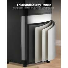 Top Loading Water Cooler Dispenser, Hot And Cold Water Dispenser For 3 Or 5 Gallons Bottles, Sturdy Stainless Steel And Child Security Lock, Ideal For Homes, Kitchens, Offices, Dorms, Black - 查看 6