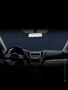 Winter Dual-Layer Magnetic Reflective Strip Rearview Mirror Snow Guard, Anti-Wind, Anti-Corrosion, Flame Retardant, Wear-Resistant (Reflective Strip In Green Or Orange) - Silver - View 2