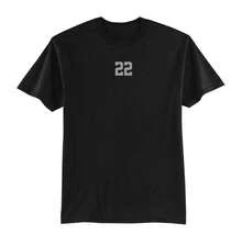 D65 22-T-SHIRT-NEW-SPORTS-FOOTBALL-BASEBALL-HOCKEY-BASKETBALL-LOW PROFILE - màu đen - Xem 1