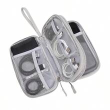 1 件防水电子收纳袋，多层固定收纳袋，多拉链便携式收纳袋 - 非常适合 U 盘、硬盘、耳机、波西米亚风