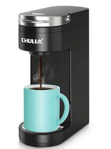 Ultra-Thin Single Cup Coffee Maker, Compatible With K-Cups, Mini Travel Single Cup Coffee Machine, Suitable For Home, Office Desk, Kitchen And Bedroom, Also Fits Travel Mugs - EU C Type Plug(220-240V) - View 2
