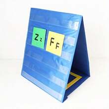 hoojojo 1 Peça Quadro Branco Magnético Dobrável, Quadro de Escrita Apagável, Quadro de Desenho e Escrita, Quadro de Memorando de Mesa de Dois Lados, Ferramentas de Exibição para Sala de Aula, Acessórios Interativos de Ensino, Papelaria para Escritório em Casa, Auxiliar de Estudos, Essenciais de Volta às Aulas, Suprimentos para Professores